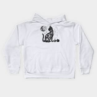 Cat Halloween Kids Hoodie